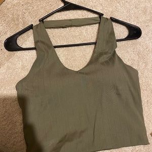 NWOT Klassy network crop top halter brami top